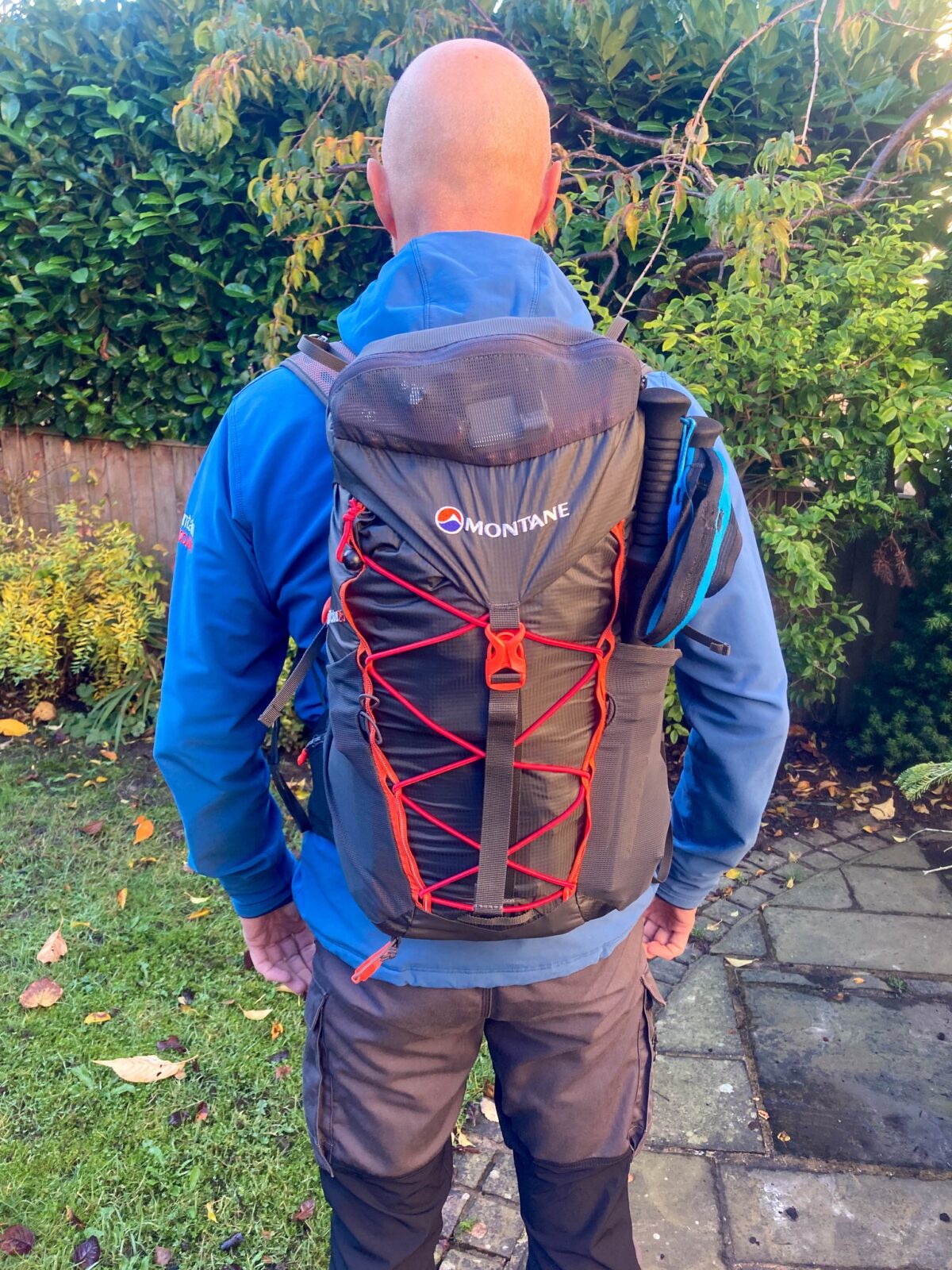 Pack contents for a winter walk